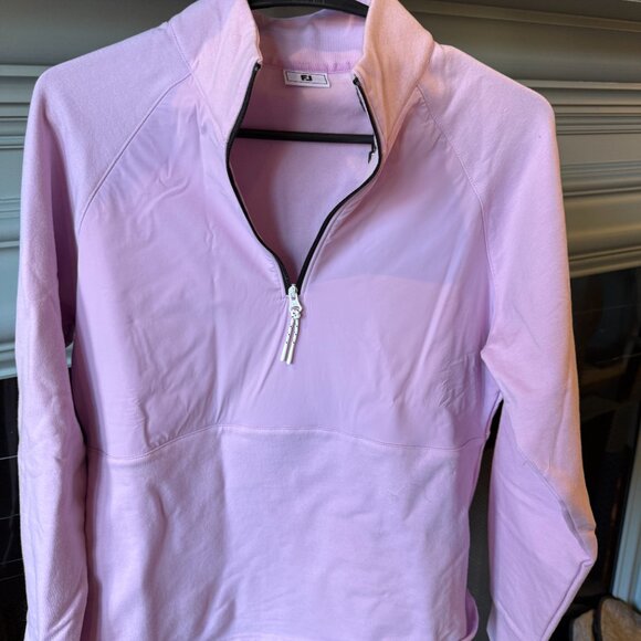 Hybrid Quarter-Zip Women Color Orchid Size Small - Picture 9 of 9